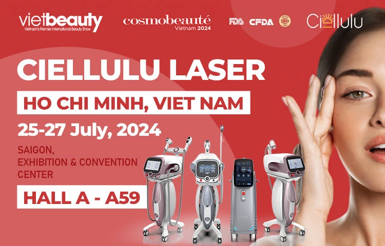 Invitación a Vietbeauty 2024: Únase a Ciellulu Laser en la principal feria comercial de belleza de Vietnam